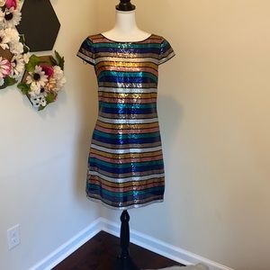 Vince Sequin Cocktail Dress